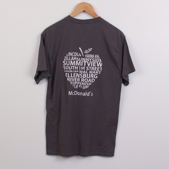 McDonalds Shirt Mens Medium Gray Employee Washington State Tee - Picture 2 of 5